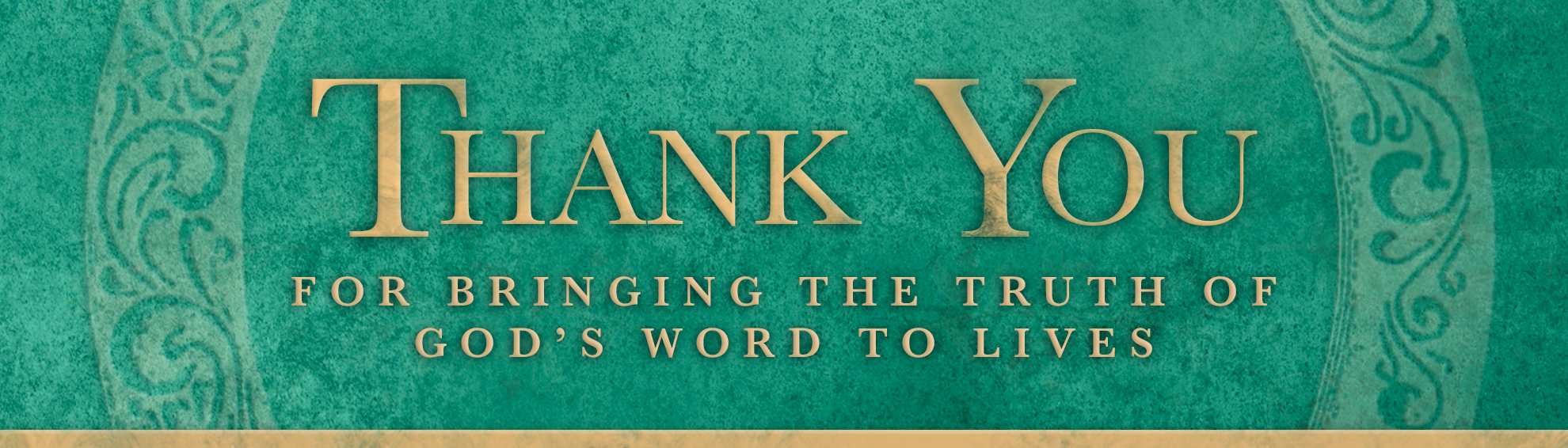 Thank you for bringing the truth of God's word to lives