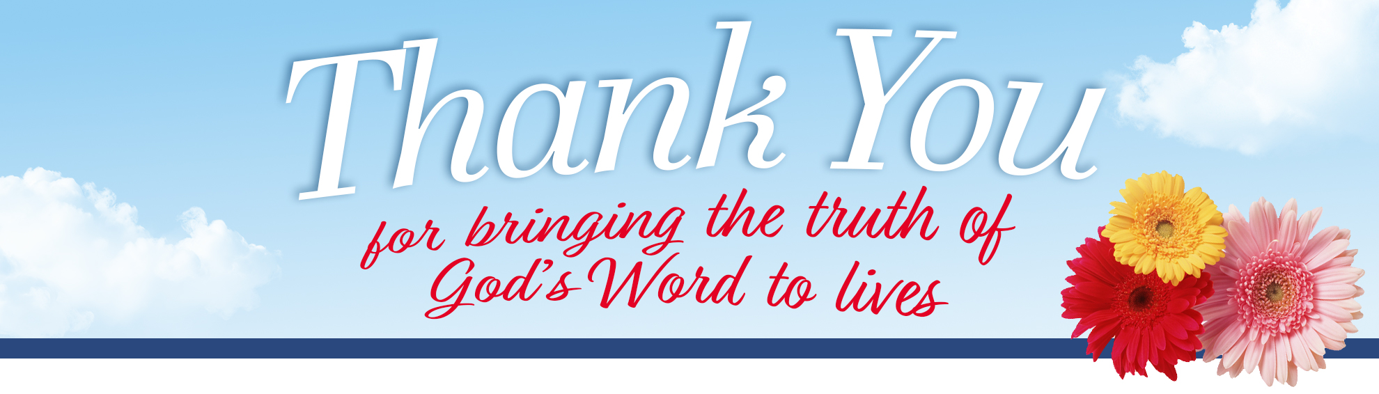 Thank you for bringing the truth of God's word to lives