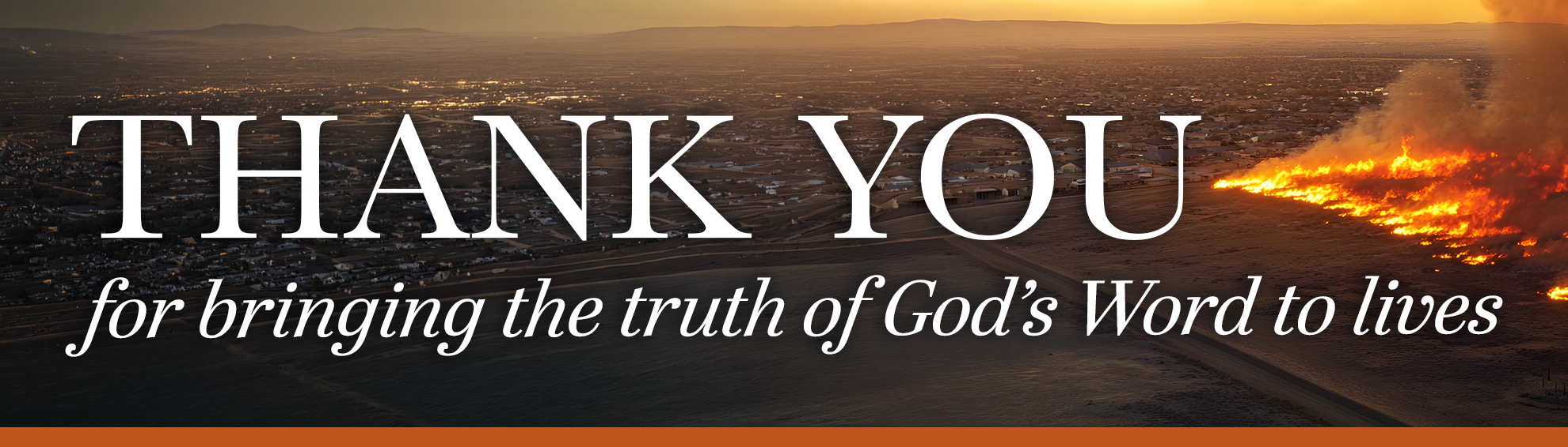 Thank you for bringing the truth of God's word to lives