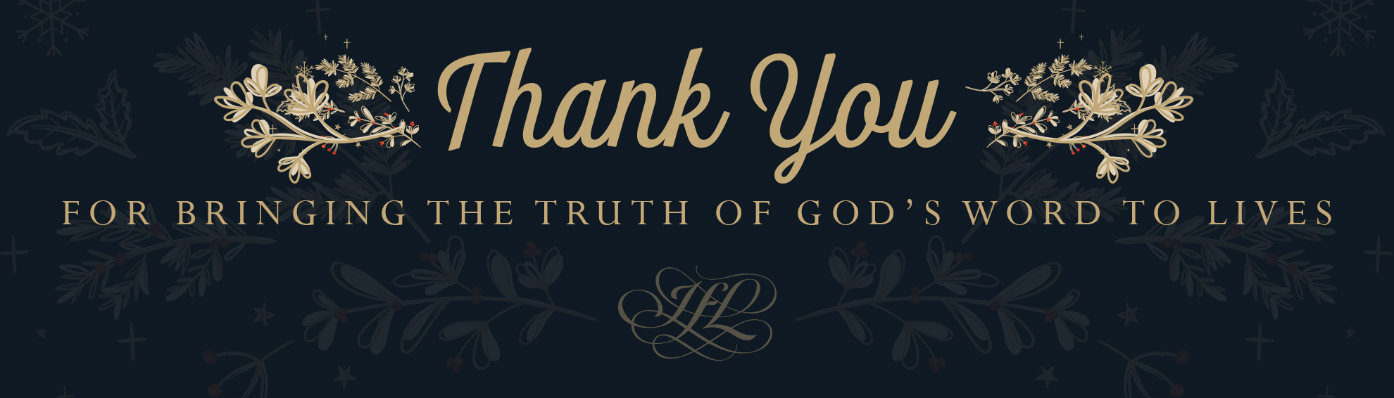 Thank you for bringing the truth of God's word to lives