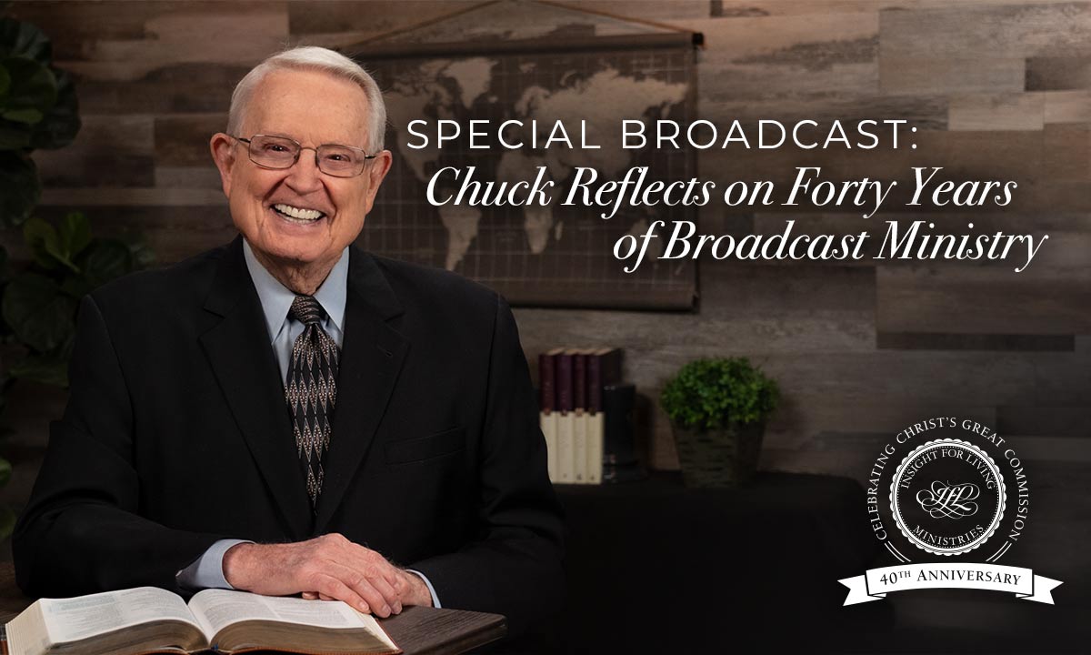 Special Broadcast: Chuck Reflects on Forty Years of Broadcast Ministry