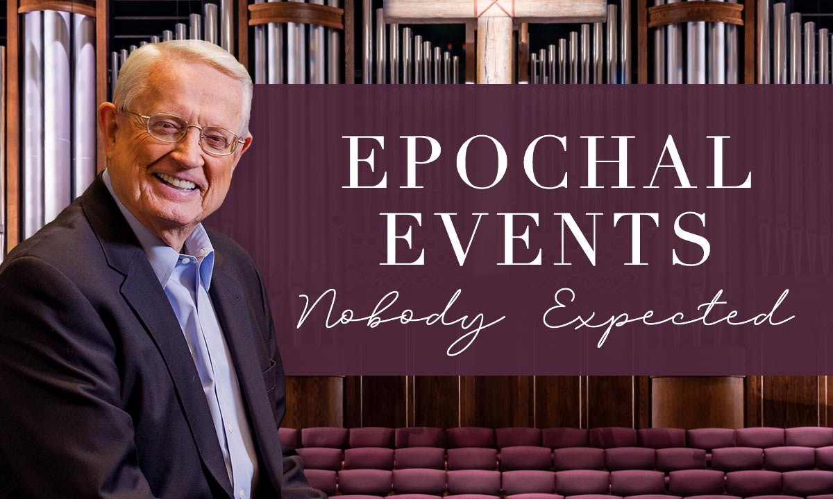 Epochal Events Nobody Expected