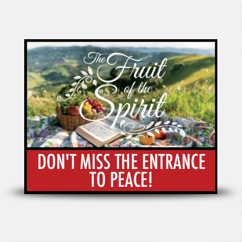 Don’t Miss the Entrance to Peace!