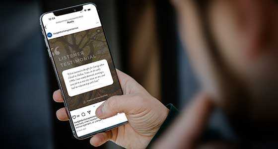 Daily devotional sign-up