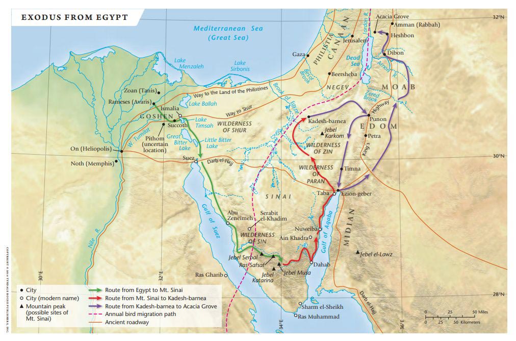 View a list of Bible maps
