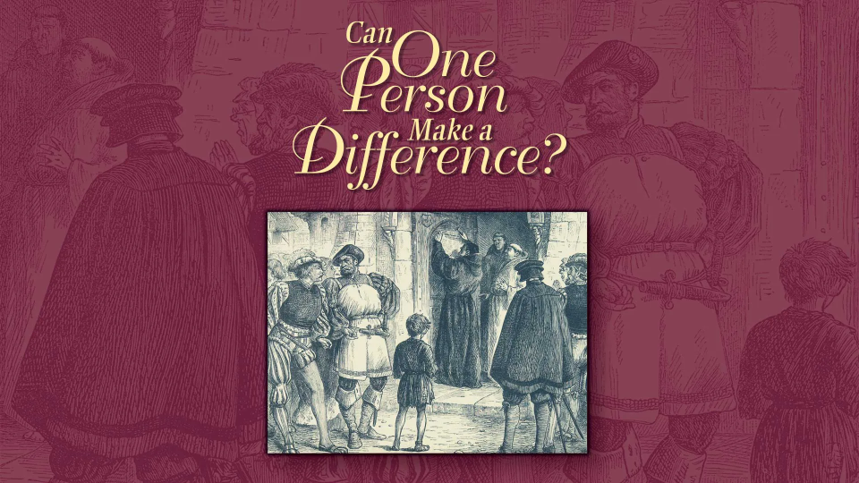 Can One Person Make a Difference?